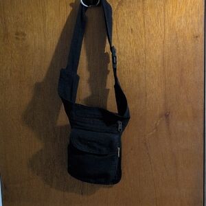 Handmade Black Hip Bag